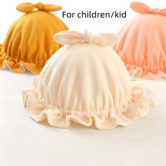 Baby Fisherman Cap Bowknot Small Basin Hat All match In Spring And Summer