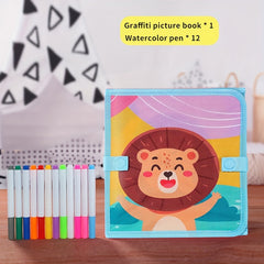 Portable Kids Drawing Book, Erasable, Smudge-Free