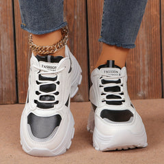 Thick Sole Outdoor Sneakers Shock Absorption Non Slip Running Shoes
