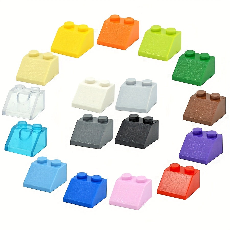 50pcs 2x2 Slope Brick Building Blocks Educational Assembly Toy 3039 Compatible