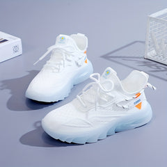 Women's Non-Slip Breathable Running Shoes - Comfortable Lace Up Sneakers