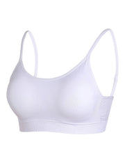 Seamless High Stretch Fitness Bra With Removable Pads