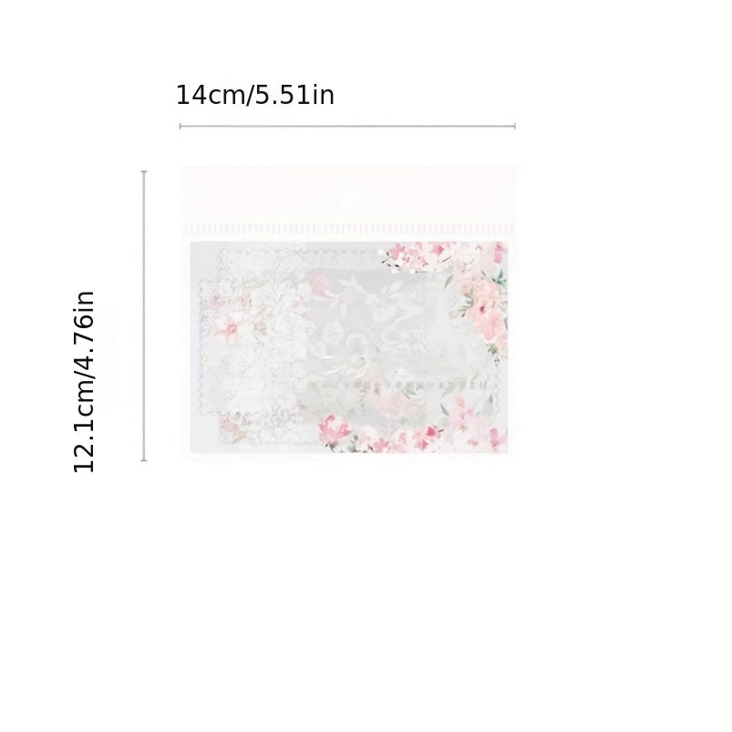 20pcs Girl Dream Lace Series Collage Paper Pack