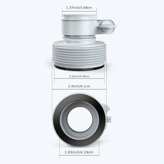 Pool Hose Adapters 1.25 to 1.5 Type B Conversion Kit