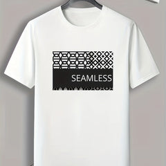 Men's Comfy T-shirt Active Stretch Breathable Tee For Summer