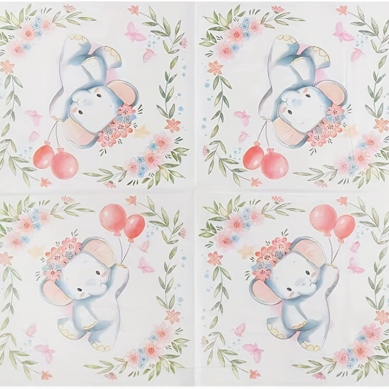 20-Count Festive Napkins for Birthdays and Holidays