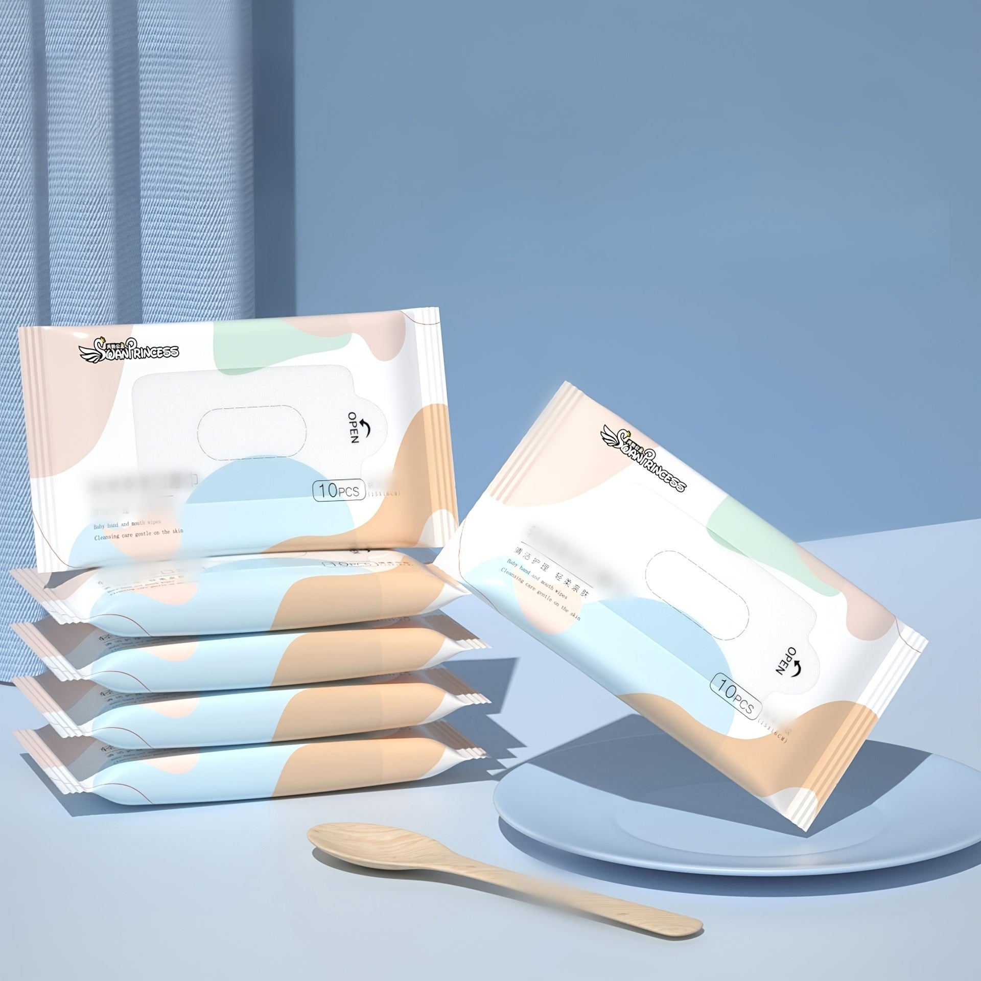 Baby Hand Mouth Cloud Soft Towel Cleaning Wipes Small Bag Wet Tissue