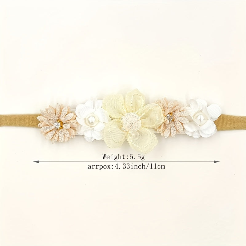 Soft Flower Headband for Baby Girls