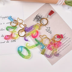 26pcs Small English Letter Pendant Crystal Resin Mould for DIY Jewelry