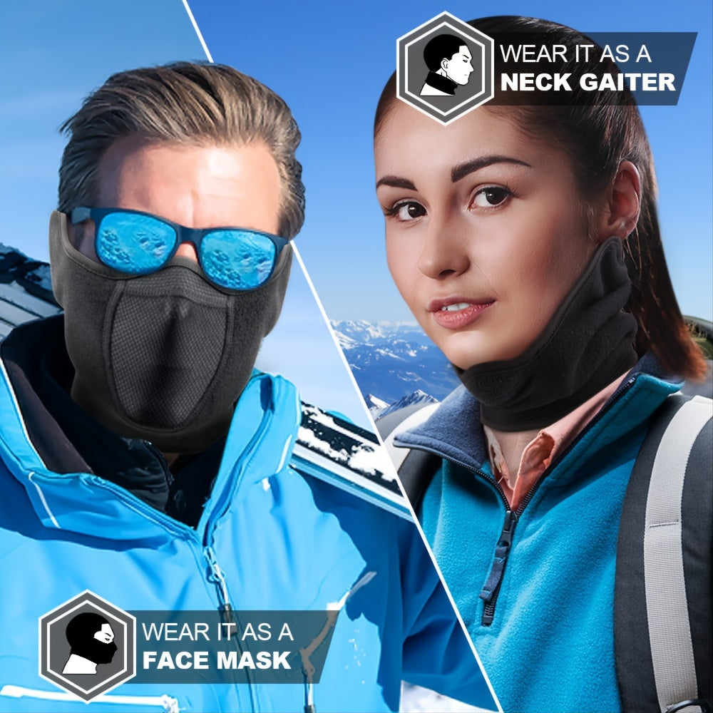 Men's Winter Windproof Coldproof Warm Ear Protection Face Mask Scarf