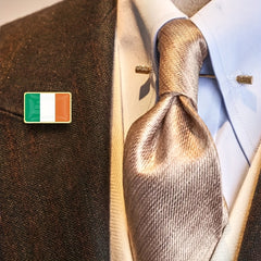 St Patrick's Irish Flag Brooch Unisex Accessory for Suits Jackets Hats