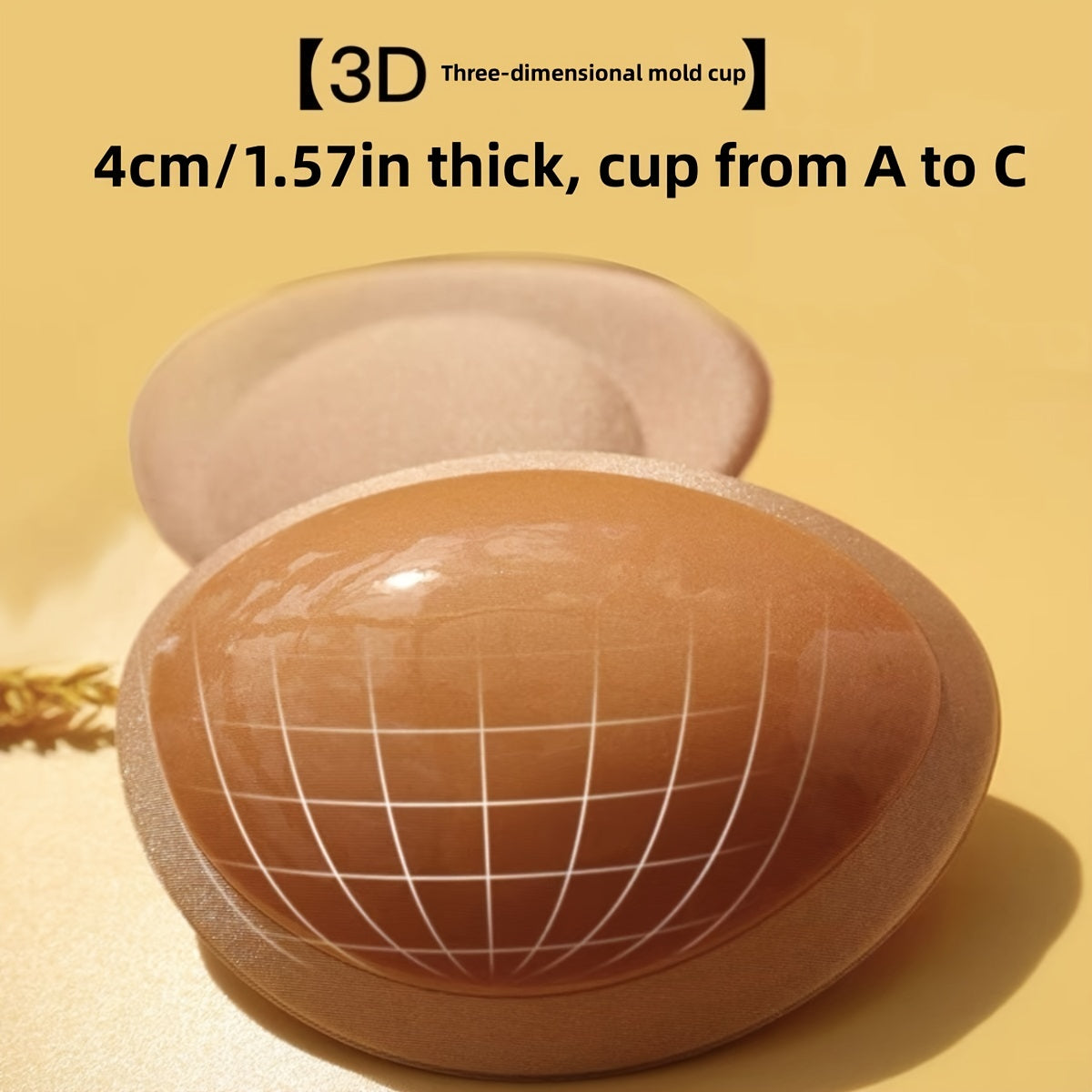 Adhesive Bra Insert Pads - Invisible Chest Enhancer - Women's Lingerie Accessory