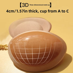 Adhesive Bra Insert Pads - Invisible Chest Enhancer - Women's Lingerie Accessory