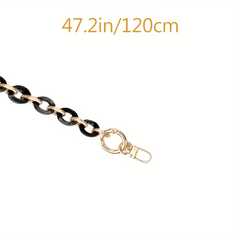 DIY Acrylic Chain Bag Strap Replacement Bag Strap