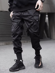 Plain Cargo Pants Men s Flap Pocket Trousers Loose Casual Outdoor Joggers