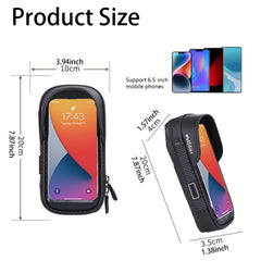 Waterproof Adjustable Bike Bag Handlebar with Sunshade