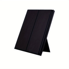 Tri-Folding LED Lighted Makeup Mirror with Stand