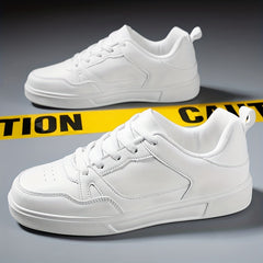 Men's Skate Shoes Lace-Up Sneakers with Good Traction