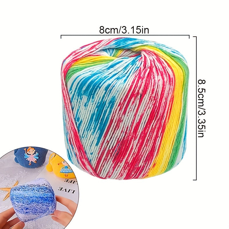 1pc 50g Lace Thread Dip Dye Wool Yarn Hand Knitted Thread