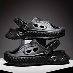 Men's Novel Build Clogs Slip-on Sandals Soft Sole Walking Shoes