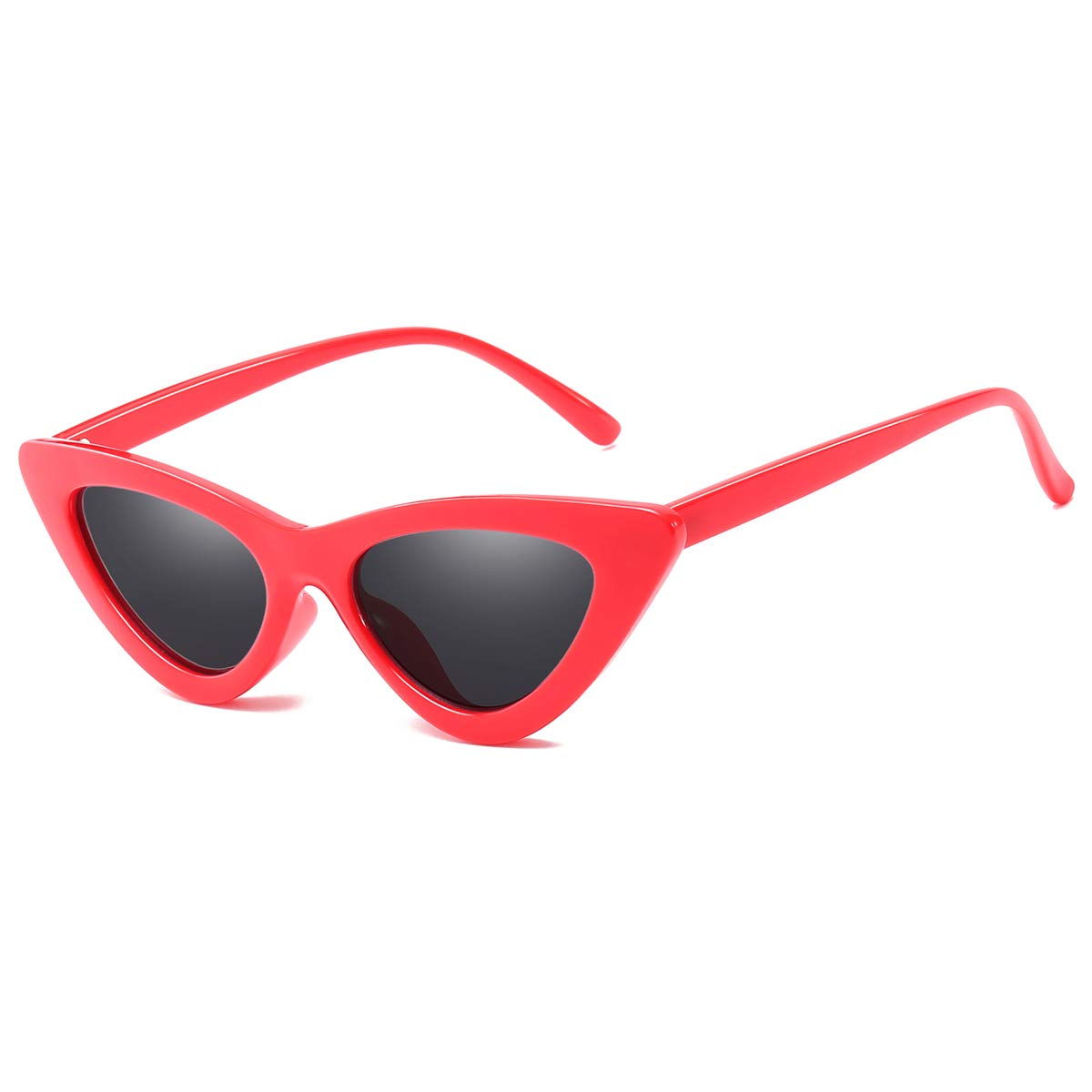 Vintage Narrow Cat Eye Sunglasses For Women
