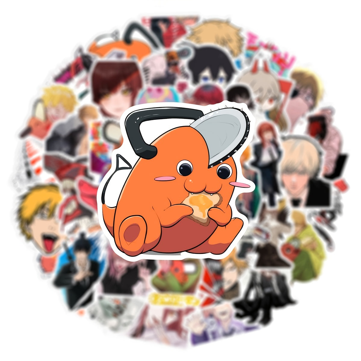 50pcs Cartoon Anime Waterproof Decorative Stickers for Luggage Laptop Phone