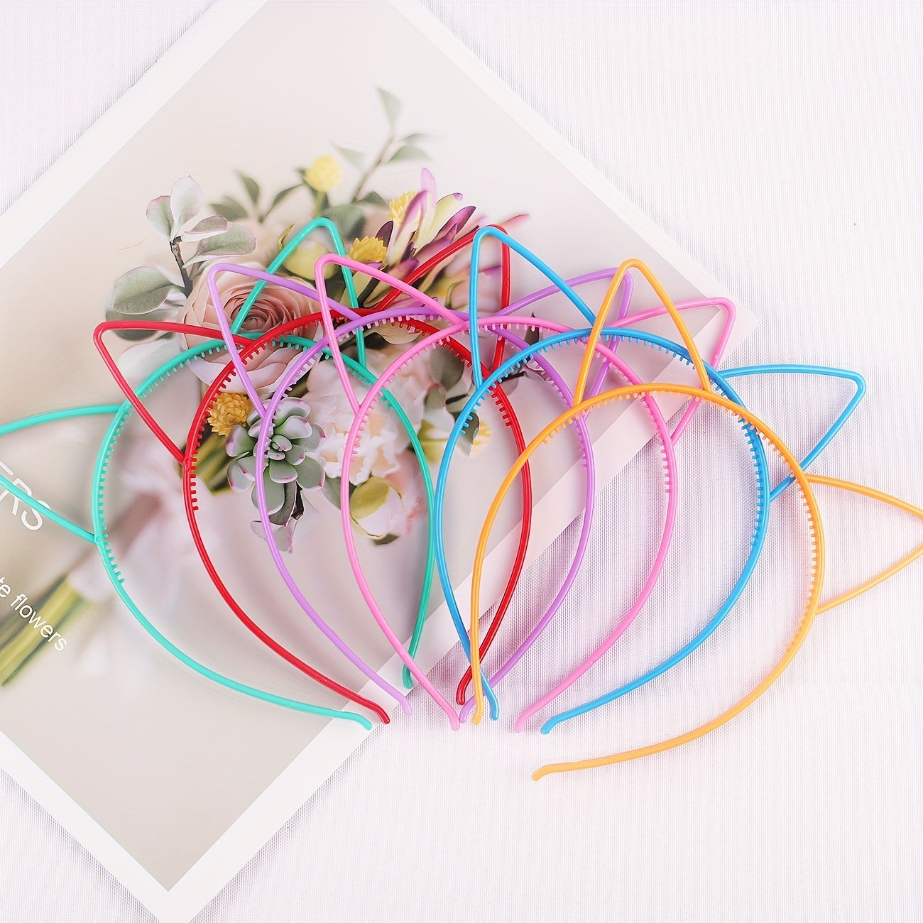 Kids Cat Ears Hair Hoop Party Decor DIY Props