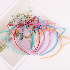 Kids Cat Ears Hair Hoop Party Decor DIY Props