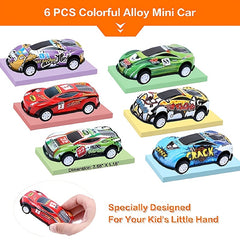 Transport Cars Carrier Set with 12 Die-cast Vehicles