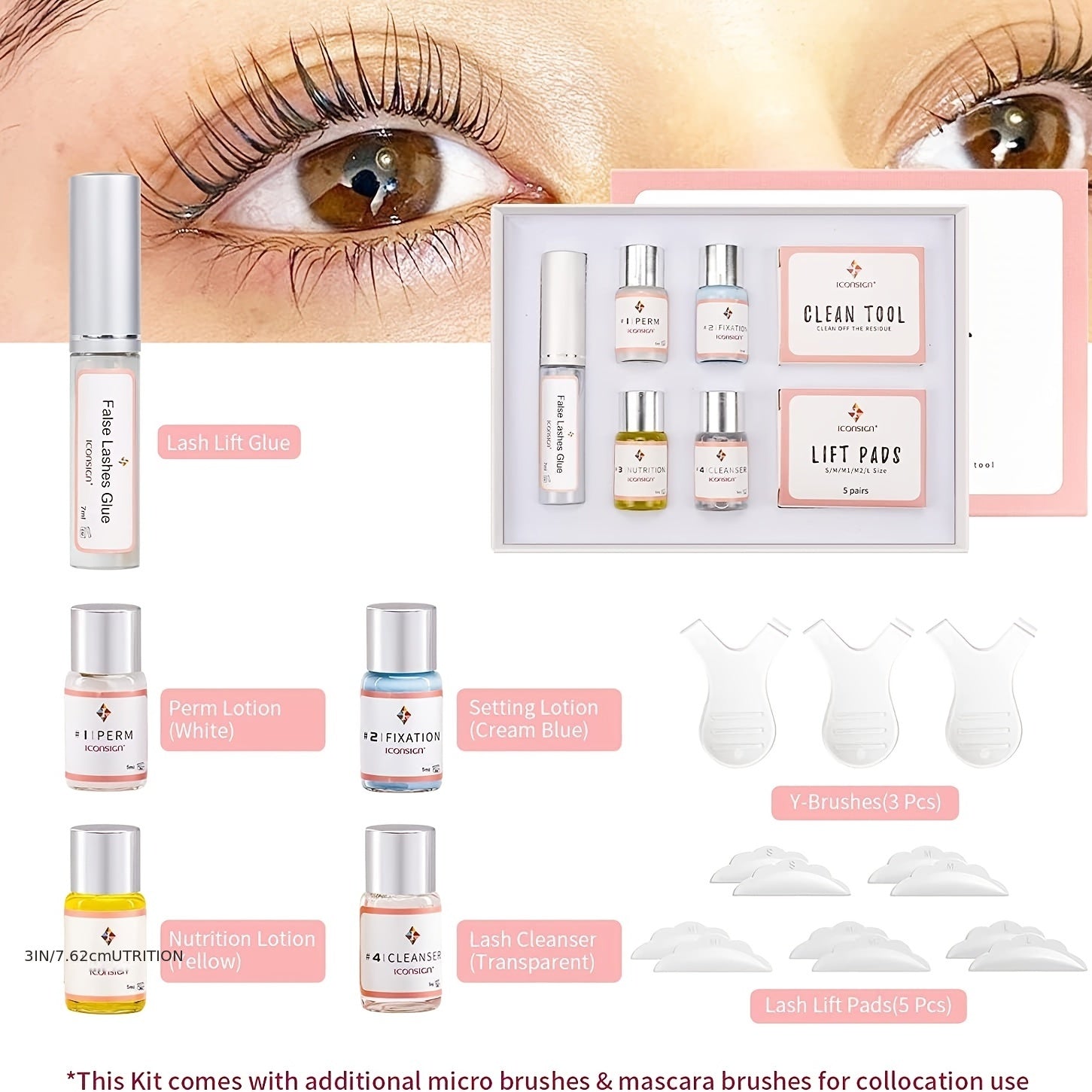 Professional Lash Lift Kit Long Lasting Curling Set