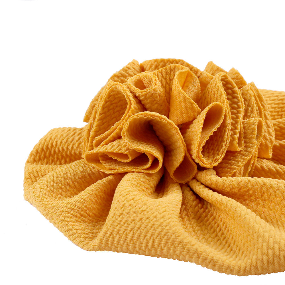 Newborn Flower Turban Hat Cap Beanie for Baby Boys and Girls