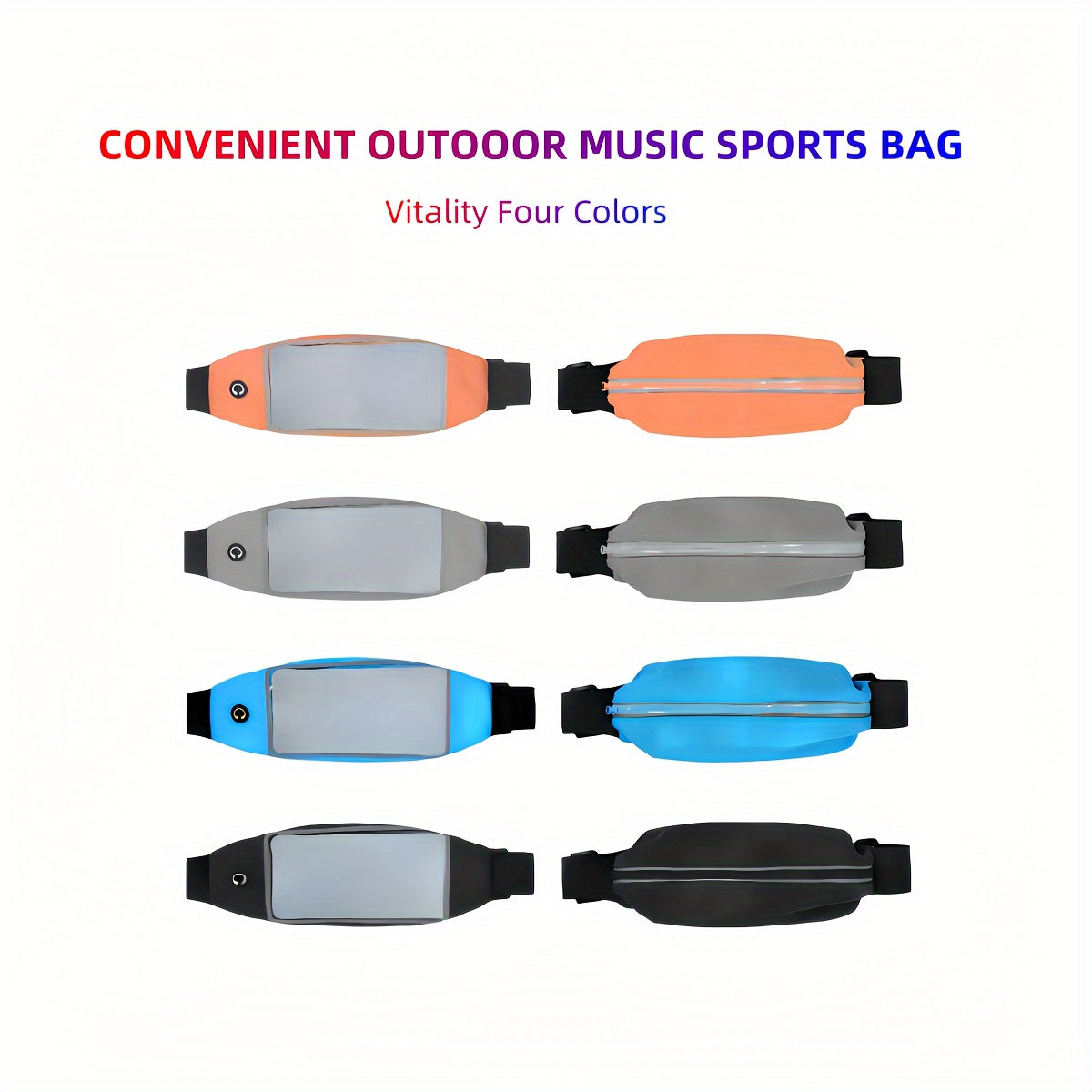 Waterproof Waist Bag for Outdoor Running Fanny Pack
