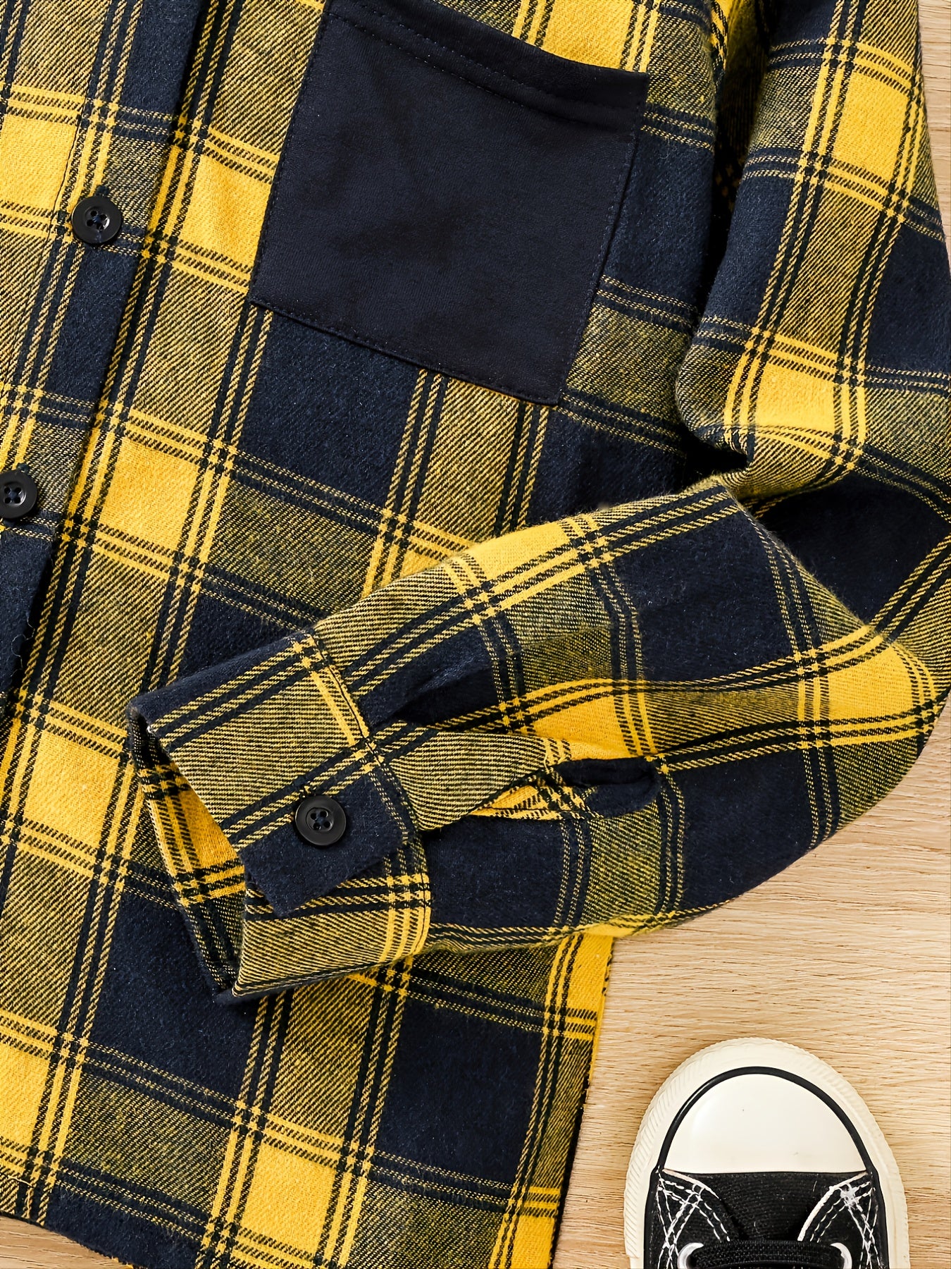 Boys Plaid Hooded Shirt Spring Autumn Kids Clothes