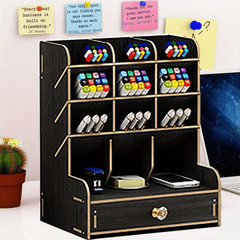 DIY Pen Holder Storage Box - Office, Classroom, Home Organizer