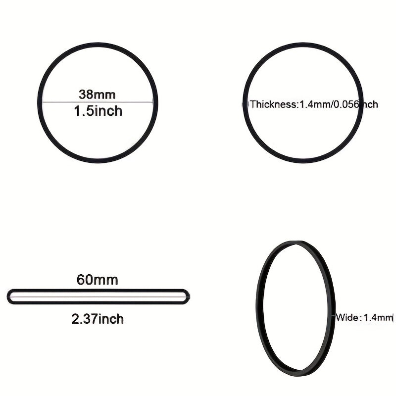 Rubber Bands Pack 150-1500 Pcs 3.81 cm Dia School Office Home