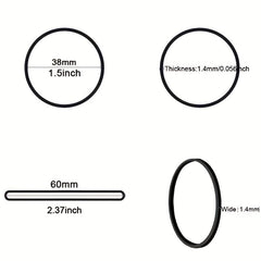 Rubber Bands Pack 150-1500 Pcs 3.81 cm Dia School Office Home
