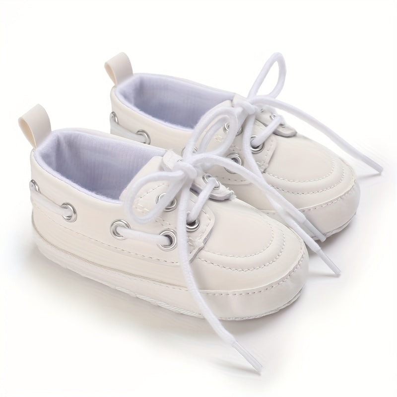 Baby Boys Lace Up Sneakers Lightweight Non Slip Shoes