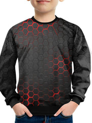 Geometric Pattern Kid's Sweatshirt Unisex Pullover Girl's & Boy's Clothes