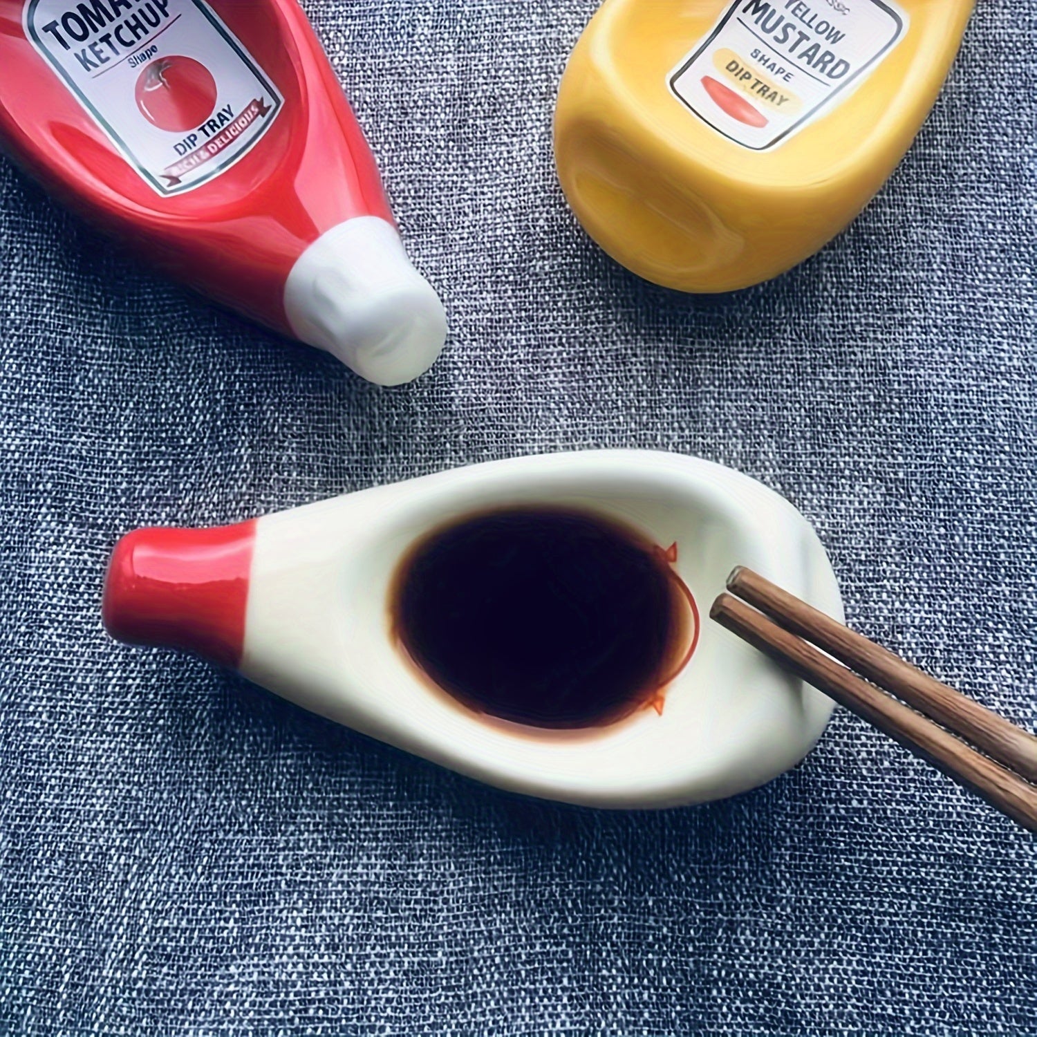 Ceramic Ketchup Salad Dip Dish for Table Decoration