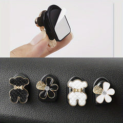 4Pcs Car Hooks Organizer Hanger For USB Cable Headphone Key Storage