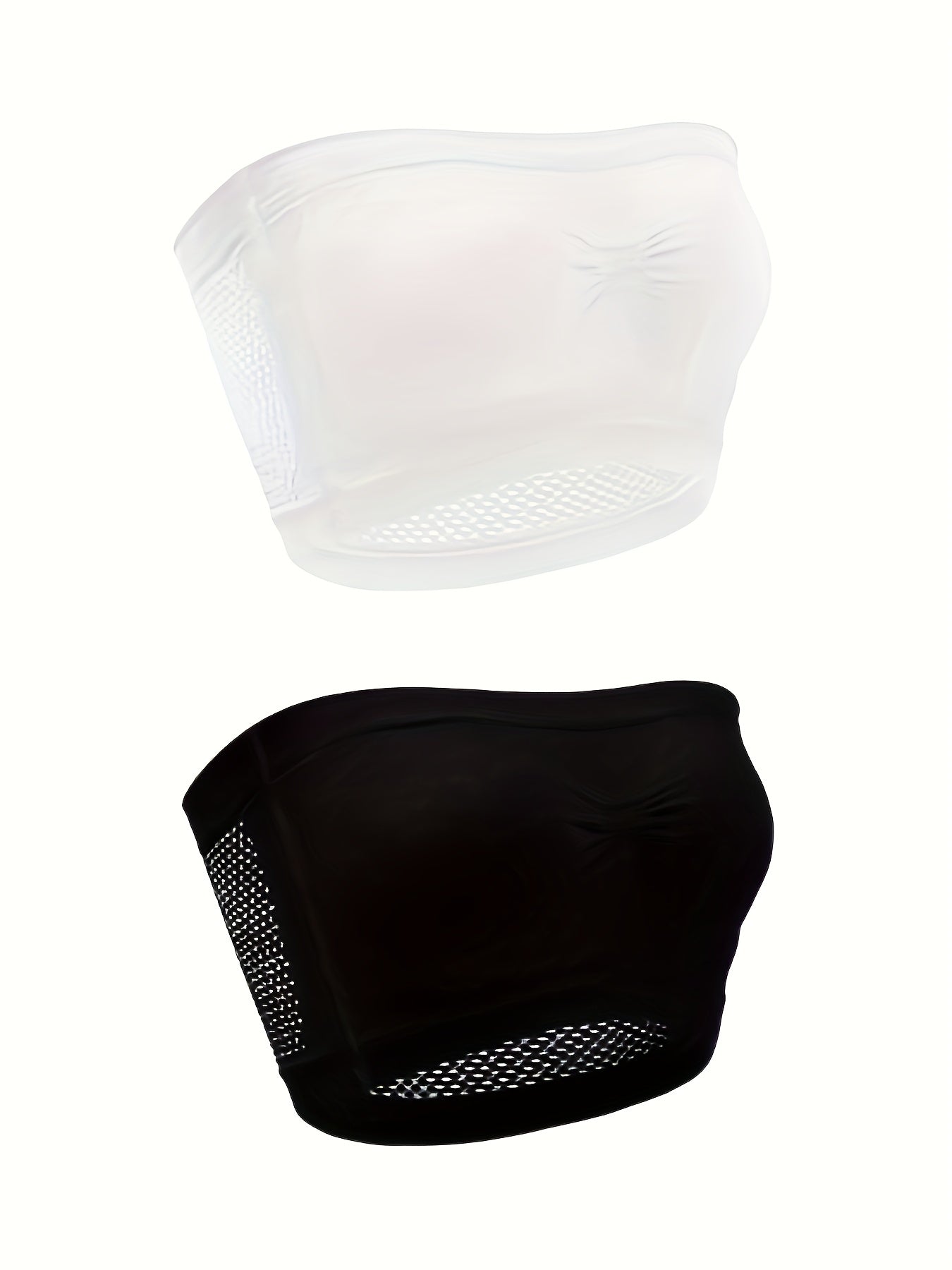2 Pack Plus Size Basic Bra Set Women's Plus Comfort Non Padded