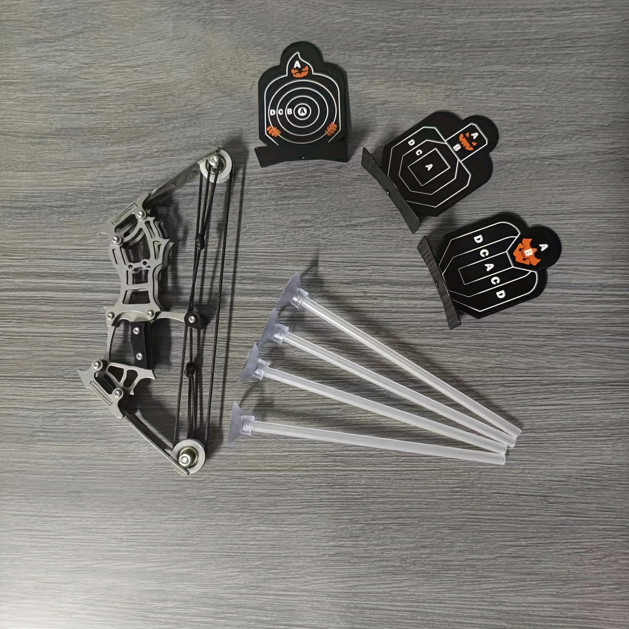 Mini Composite Bow Archery Set Stainless Steel Mini Bow Decompression Toy