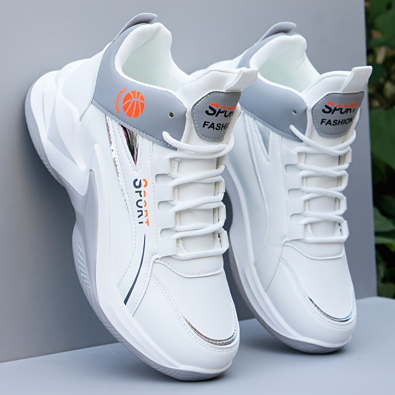Men's High Top Basketball Shoes Comfy Non Slip Lace Up Durable Sneakers