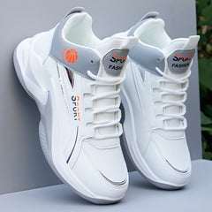 Men's High Top Basketball Shoes Comfy Non Slip Lace Up Durable Sneakers