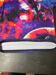 Galaxy Graphic T-shirt 3D Print Crew Neck Tee Top Men's Clothing