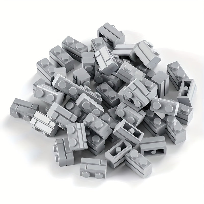 120pc 1x2 Wall Brick Building Blocks Military Fence