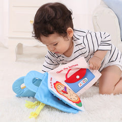 Early Education Tear Proof Cloth Baby Book Toy for Good Night