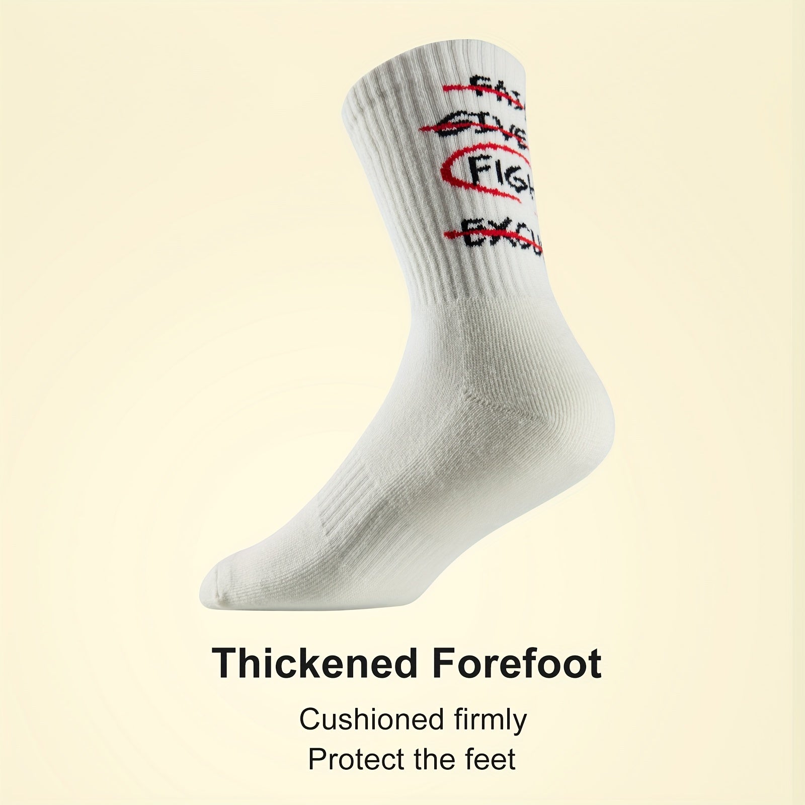 Anti Slip Sweat Absorb Mid calf Bball Socks Quick dry Compression