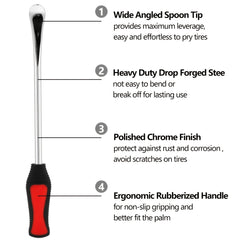 3Pcs Motorcycle Tyre Repair Tool Spoon Set 14 5 Inch Tire Levers Heavy Duty Moto