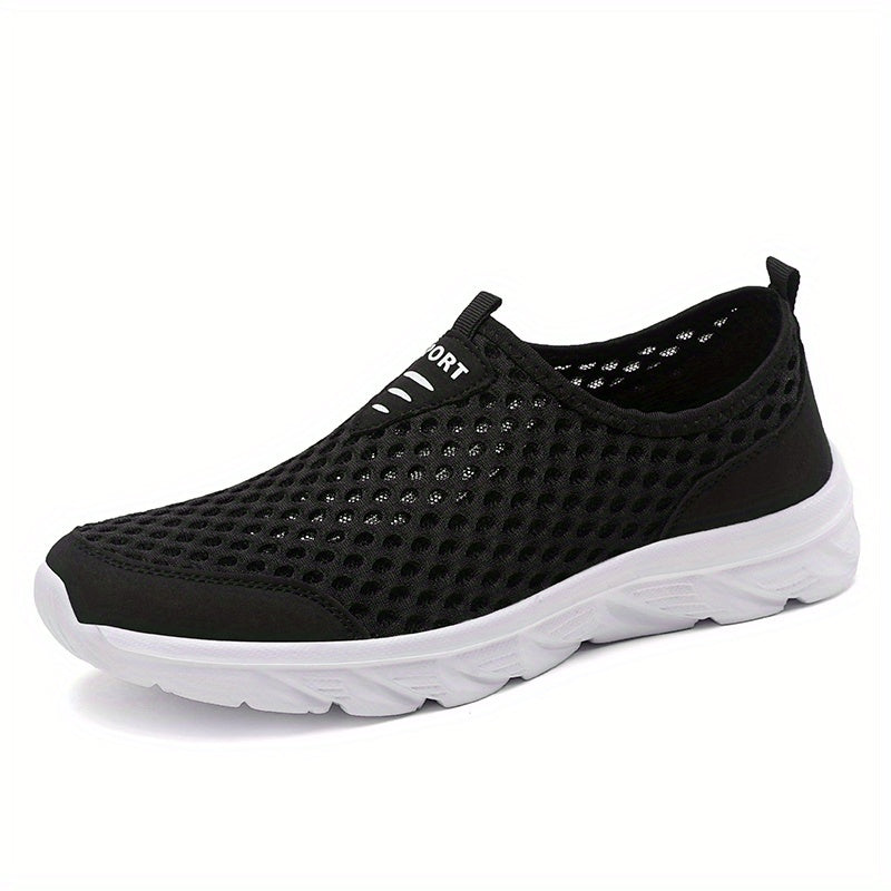 Men's Lightweight Mesh Slip On Shoes For Traveling